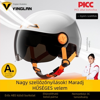 AeroZen1.0 fél sisak elektromos motorkerékpárhoz – ABS, GB811-2022B tanúsítvány, 3C kód 2023091105021074, Csillagos Ég kiadás