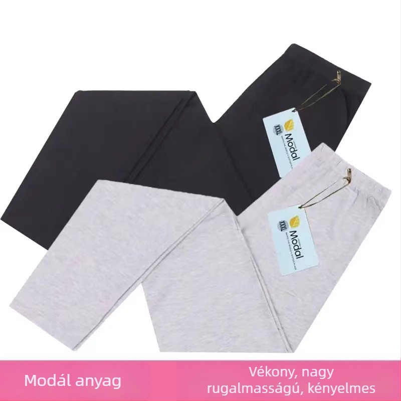 Női vékony modal őszi leggings, magas derék, rugalmas, karcsúsító fazon, nagy méret