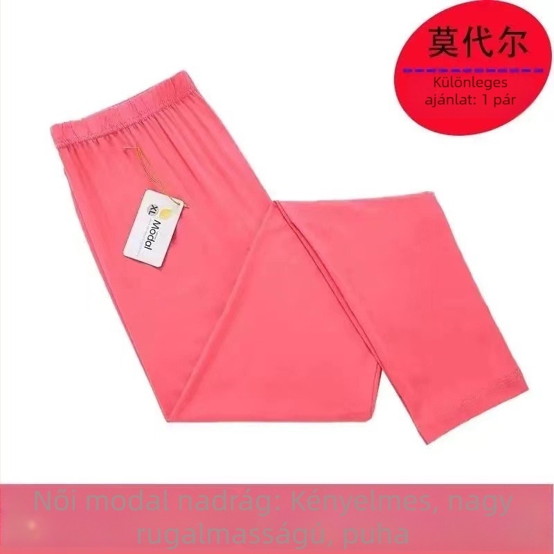 Női vékony modal őszi leggings, magas derék, rugalmas, karcsúsító fazon, nagy méret