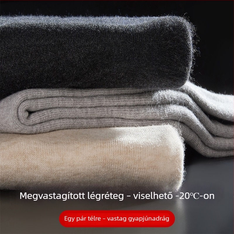 Férfiaknak és nőknek egyaránt készített kasmírszálas gyapjú nadrágok, melegek őszre, karcsú szabás, magas derék