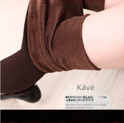 Plusz méretű gyöngyház bársony belső fleece-s női leggings, magas derekú, vastag téli melegítő