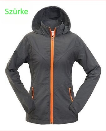 Uniszex gyorsan száradó kültéri ruházat – légáteresztő nylon, vízálló és UV-védett, egyszínű modell, alkalmas túrázásra, kempingezésre, horgászatra, futásra és kerékpározásra (Tavasz–Nyár–Ősz)