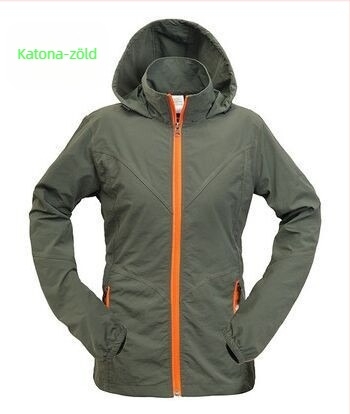 Uniszex gyorsan száradó kültéri ruházat – légáteresztő nylon, vízálló és UV-védett, egyszínű modell, alkalmas túrázásra, kempingezésre, horgászatra, futásra és kerékpározásra (Tavasz–Nyár–Ősz)