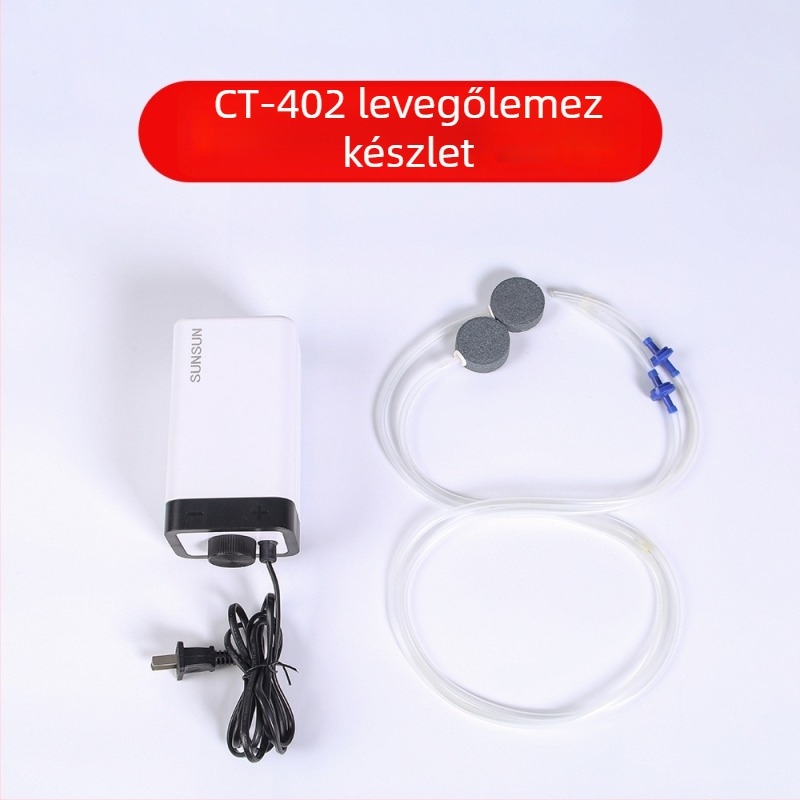 Otthoni oxigénpumpa, csendes akváriumi oxigénellátó, Sunsun