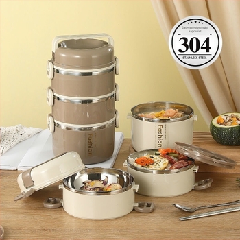 Ebédes doboz, műanyagból készült, kör alakú, kapacitás legfeljebb 300 ml, szigetelés nélküli, mikrohullámú sütőben nem használható