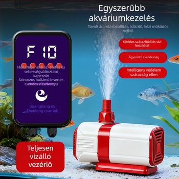 Merülő szivattyú halastóhoz AI intelligens vezérléssel és változtatható frekvenciával, keringés és szűrés, csendes működés