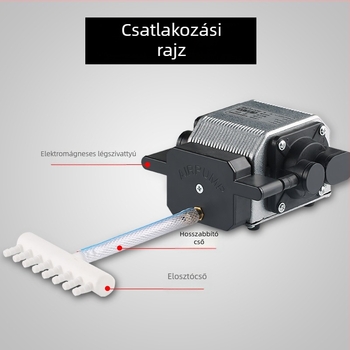 Sensen elektromágneses levegőpumpa akvárium és tó aerációjára - DY modell