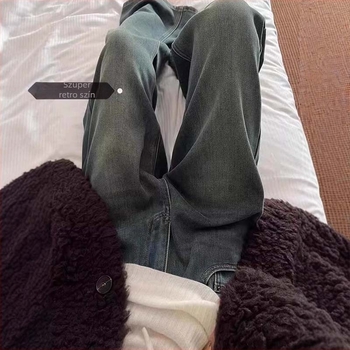 Kismama farmernadrág - bő szabású, denim anyag, 70–80% pamut, közepes vastagság, mikro elasztikusság