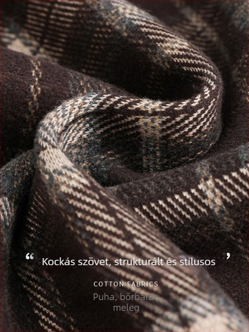 terhességi kockás széleslábú nadrág téli fleece-béléssel, vastag, pocak-támogatás nélküli, kényelmes hosszú nadrág alacsony termetű nőknek