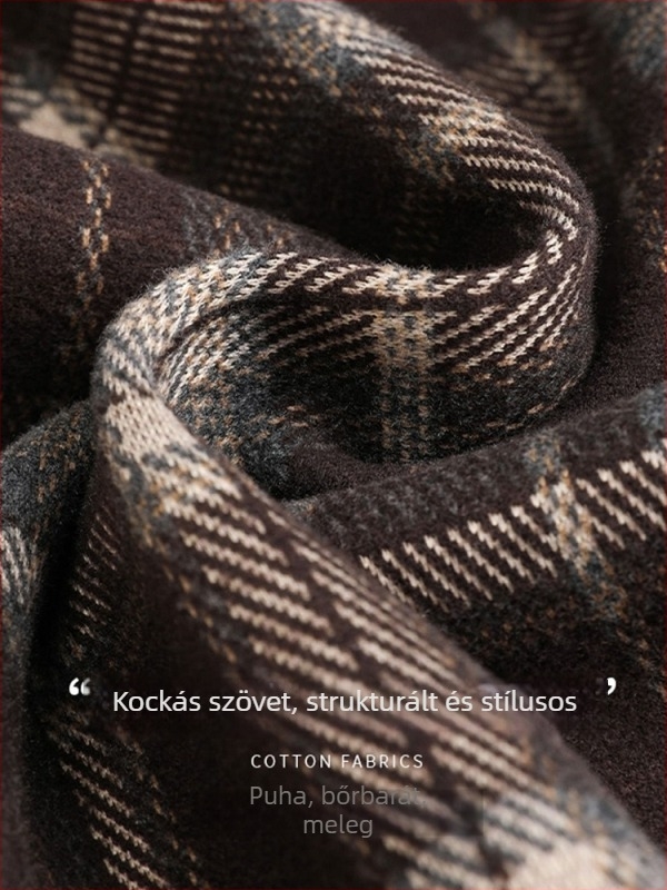 terhességi kockás széleslábú nadrág téli fleece-béléssel, vastag, pocak-támogatás nélküli, kényelmes hosszú nadrág alacsony termetű nőknek