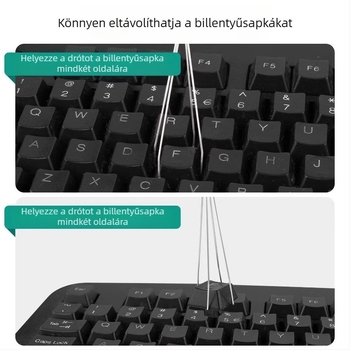 Mechanikus billentyűzet húzóeszköz, kapcsoló húzó, billentyűfedő eltávolító eszköz, kapcsoló cseréje, tisztító eszköz, billentyűfedő csere klipek, be- és kiveszési huzal