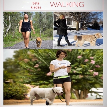 Kéz nélküli derékszíj-póráz macskáknak, visszahúzható zsinórral