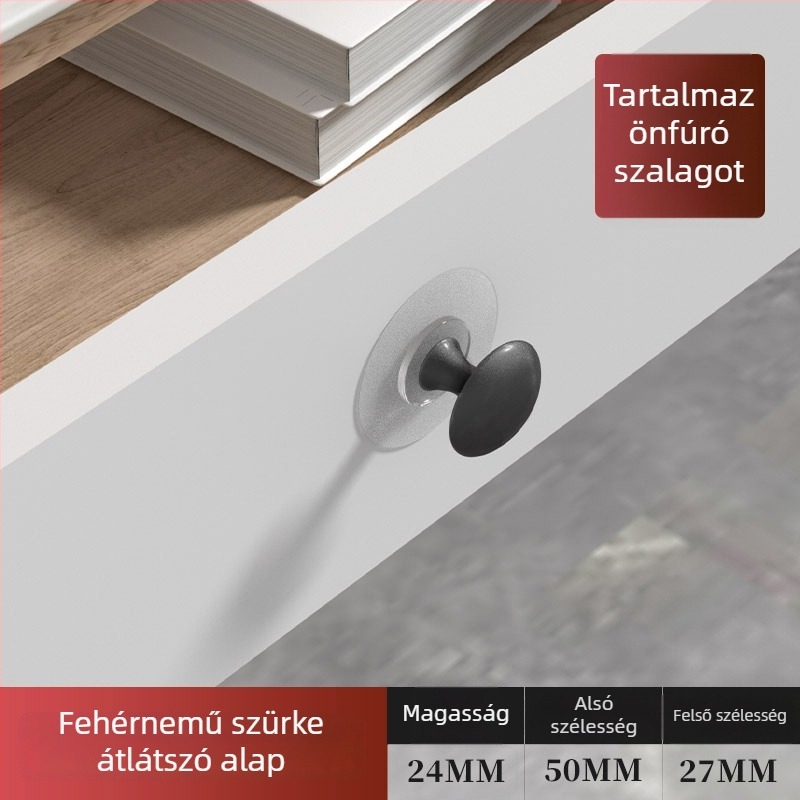 Csavar nélküli, öntapadó rozsdamentes acél fogantyú elektroplattált felülettel, szekrényekhez, fiókokhoz és üveges ajtókhoz