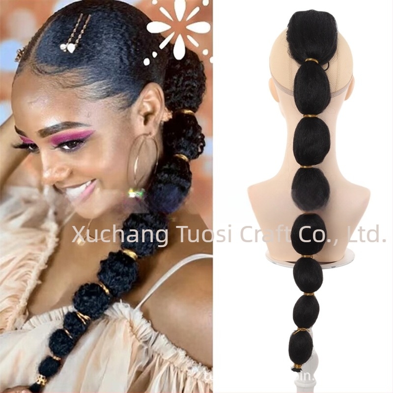 Paróka – buborékos farkú, lámpás fonat, húzózsinór, hőálló rostok