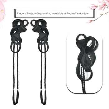 Paróka lófarokkal – Modell Első poros konty, Drót magas hőmérsékletű, Mechanikus formázás, Nem festhető vagy perm