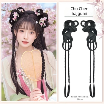 Paróka lófarokkal – Modell Első poros konty, Drót magas hőmérsékletű, Mechanikus formázás, Nem festhető vagy perm