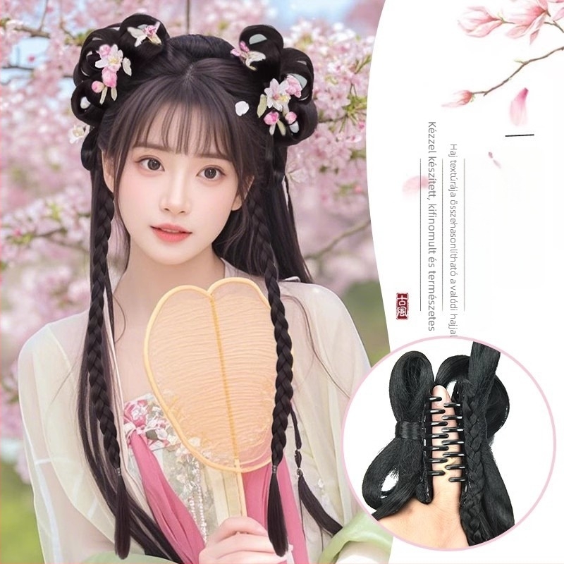 Paróka lófarokkal – Modell Első poros konty, Drót magas hőmérsékletű, Mechanikus formázás, Nem festhető vagy perm