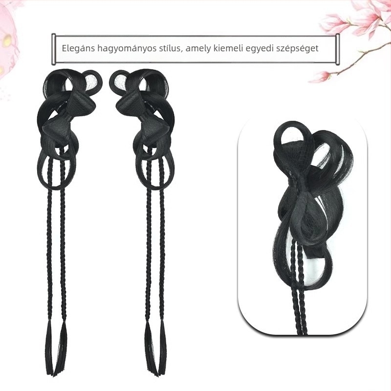 Paróka lófarokkal – Modell Első poros konty, Drót magas hőmérsékletű, Mechanikus formázás, Nem festhető vagy perm