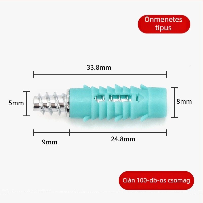 Rejtett gardrób csatlakozók – rejtett 2-in-1 és 3-in-1 hardver, szénacél, elektroplating, olasz minimalist stílus
