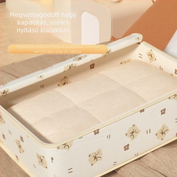 Paplan tároló táska, nem szőtt anyagból, kézitáska-stílus, nagy kapacitású, többfunkciós utazási szervező ruháknak