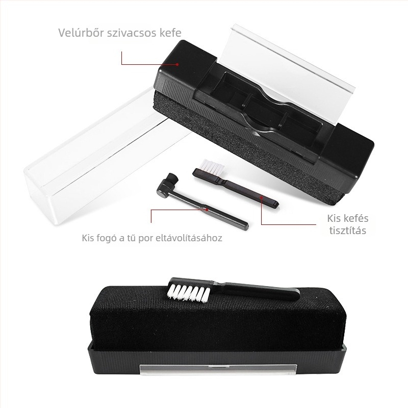 Vinil lemez tisztító készlet, Modell KCL-1905, Márka Opula/Oprah, Anyag Korean flannel ABS