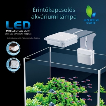 Jeneca akvárium LED kliplámpa víz növényekhez – ABS, 3.8W, klipszes kialakítás