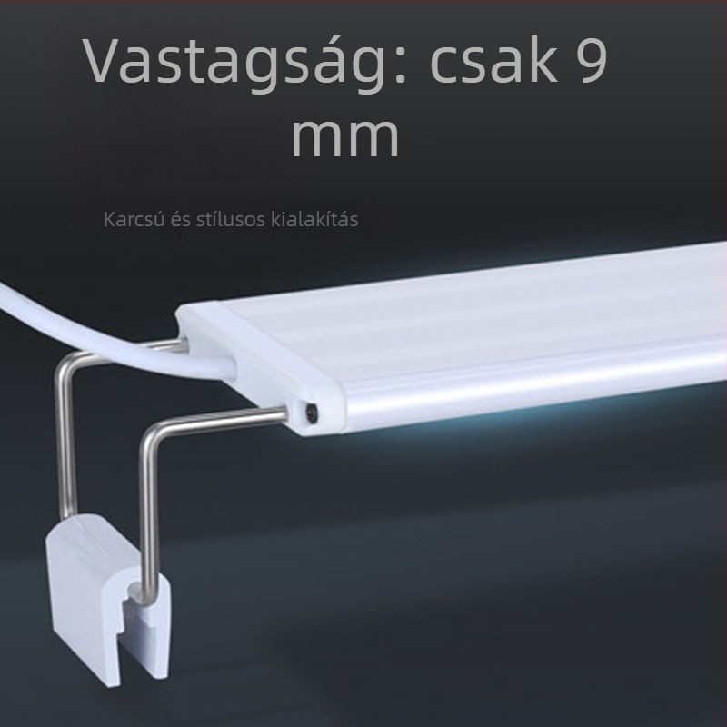 Akvarislámpa - vízálló, teljes spektrumú, kompakt, ultra‑fényes, konzolra szerelhető (Anyag: PU; Súly: Egyéb; Behozatal: Nem; Márka: Semmi)
