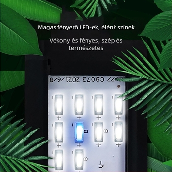 LED klipszes lámpa akváriumhoz, mini vízálló klipszes lámpa halak és vízi növények számára, energiahatékony