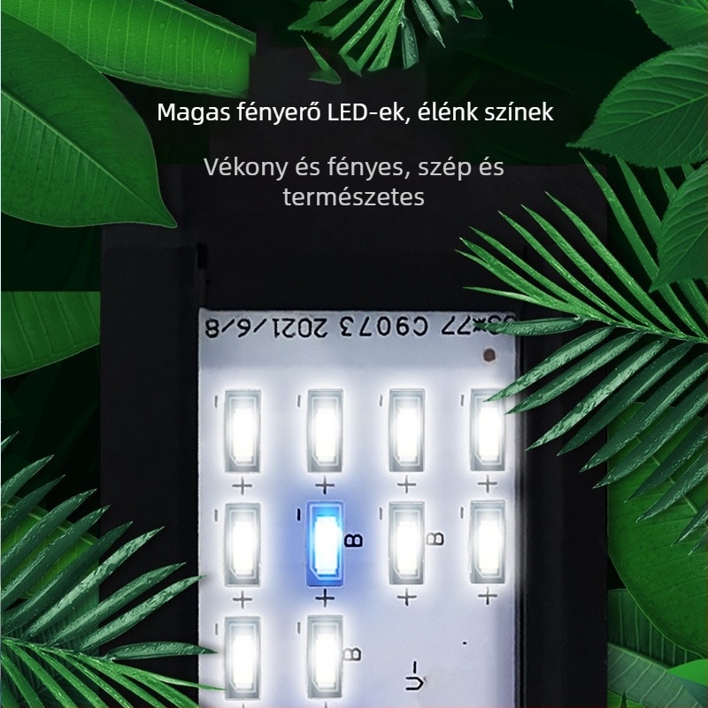 LED klipszes lámpa akváriumhoz, mini vízálló klipszes lámpa halak és vízi növények számára, energiahatékony