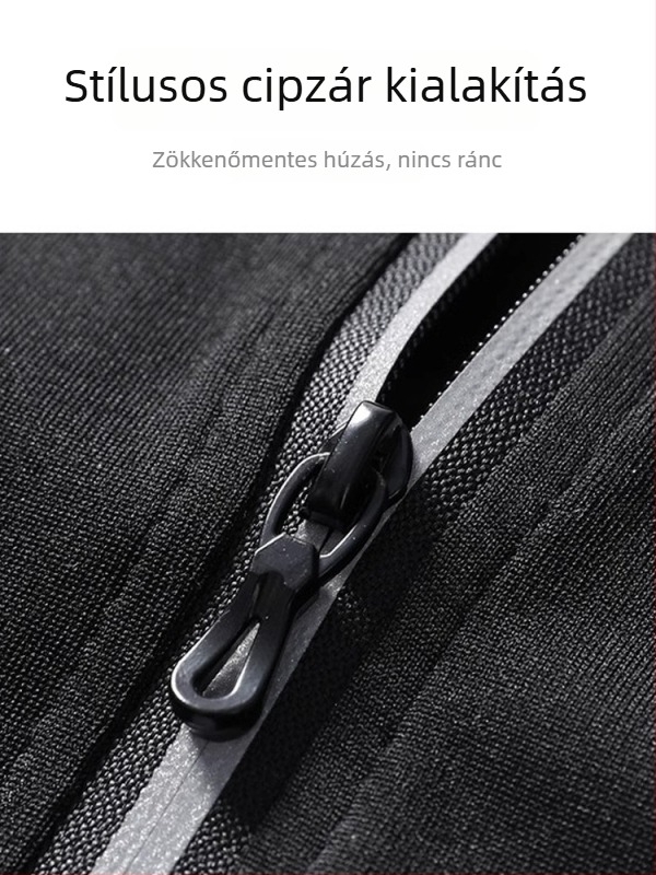 Férfi kapucnis, hosszú ujjú sportos szett – casual poliészter