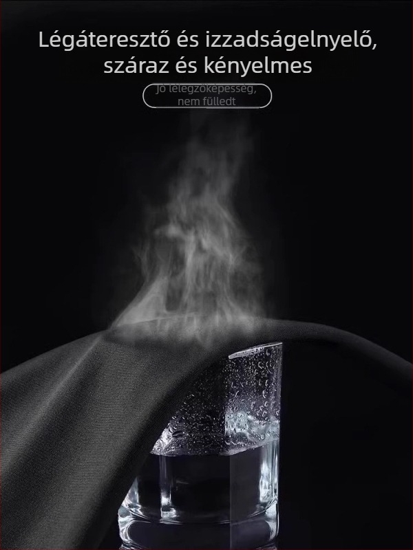 Férfi kapucnis, hosszú ujjú sportos szett – casual poliészter