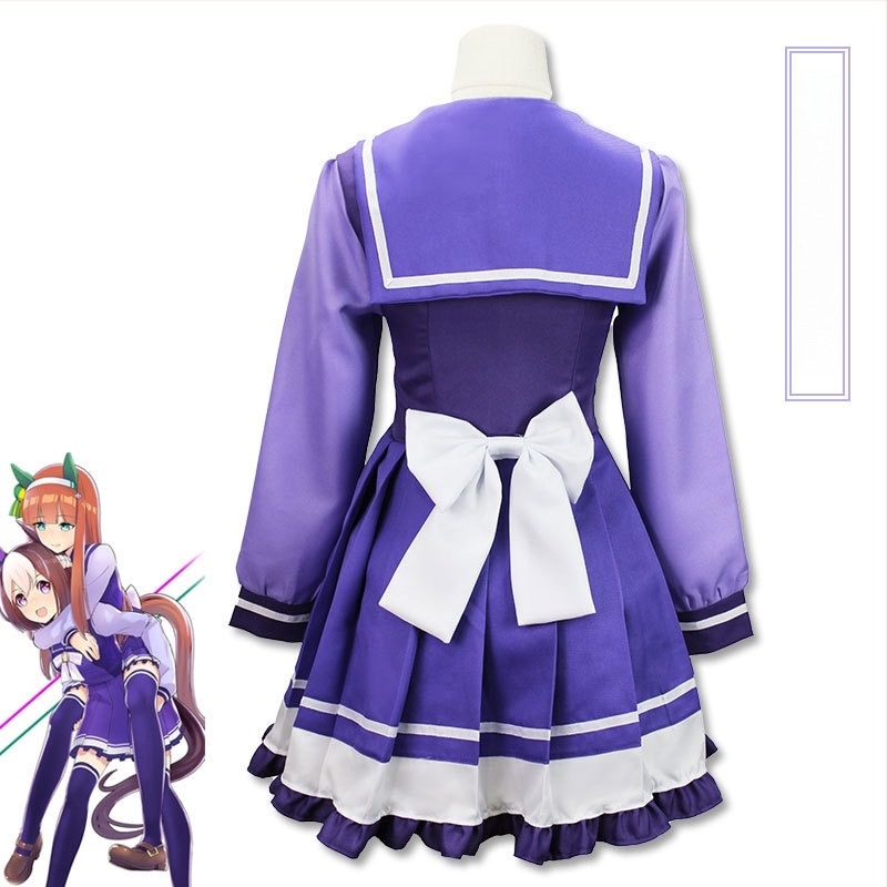 Mejiro McQueen cosplay egyenruha nőknek – téli iskolai uniforma a Trayson Akadémián, anime jelmez