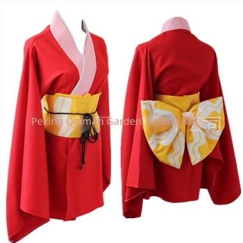 Anime cosplay kosztüm és kimono szett, női, 100% poliészter, egész éves viselet