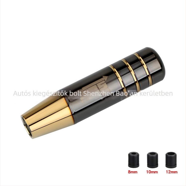 Kézi váltókar alumíniumötvözetből, HJ márka, általános modellekkel kompatibilis, hullámmintázott dizájn, testreszabható