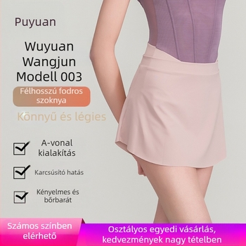 Női balett-tutú szoknya tánc edzéshez, nejlon 80–90%, spandex <30%, vasalásmentes, elegáns stílus, friss és édes, tél 2024