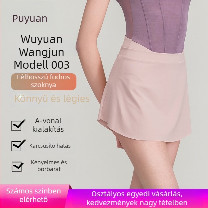 Női balett-tutú szoknya tánc edzéshez, nejlon 80–90%, spandex <30%, vasalásmentes, elegáns stílus, friss és édes, tél 2024