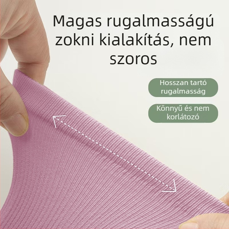 Jóga zokni ötujjú, csúszásmentes, edzéshez és Pilateshez, izzadságszívó, őszi-téli szezonra