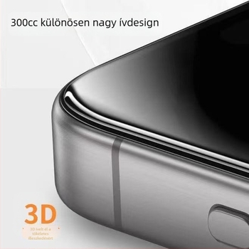 Neutral karcolásmentes üveg képernyővédő iPhone 17 Pro Maxhez – HD, porálló, ujjlenyomat-mentes, teljes képernyő
