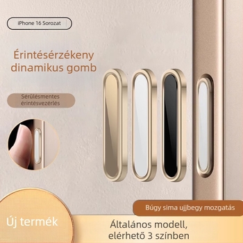 Kameralencse védő iPhone 16 sorozathoz, edzett üveg, keret fólia, ütésálló