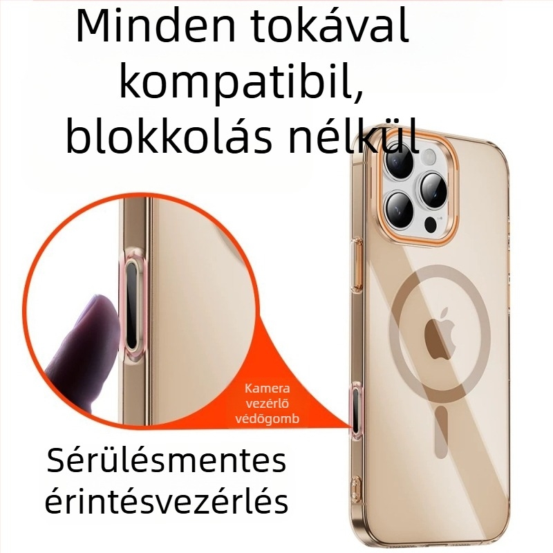 Kameralencse védő iPhone 16 sorozathoz, edzett üveg, keret fólia, ütésálló
