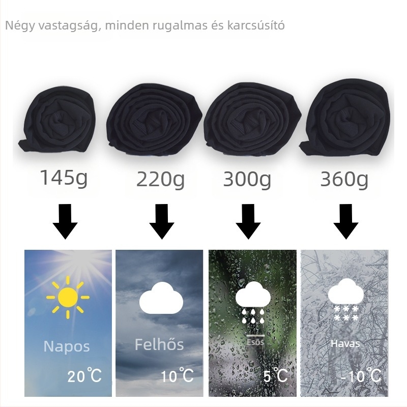 Ősz-tél bőrszínű harisnyanadrág fleece-béléses, vastag, formázó