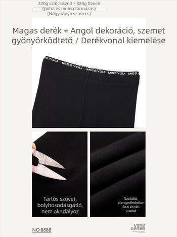 Magas derékszárú, ultra-elasztikus leggings betűmintával, haskontrollal és fenékemeléssel, karcsúsító jóga nadrág