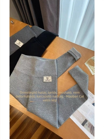 Andok kasmír, vastag termosz leggings, szűk fazonú, elasztikus