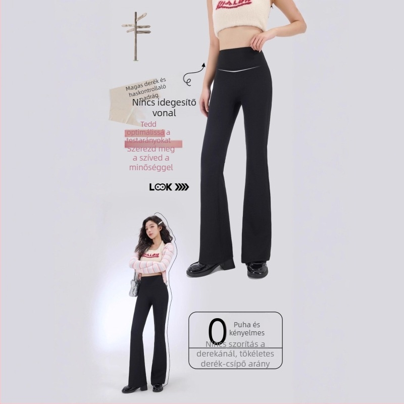 Egyrészes nadrág, nylon anyag, 9/10 hossz, bő szabás, egyszínű