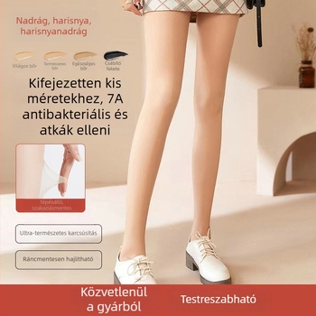 Petite nude színű harisnya 145–160 cm, őszi-téli, vastagabb lábformázó harisnya