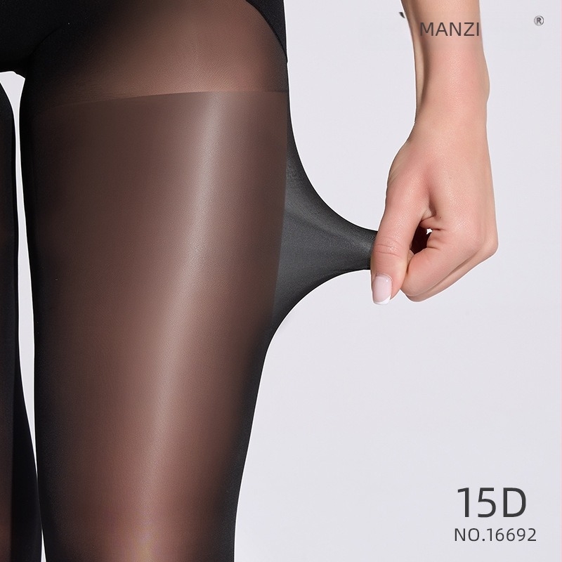 Manzi 15D kivágott hálós harisnyanadrág, magas derekú, varrás nélküli, nylon