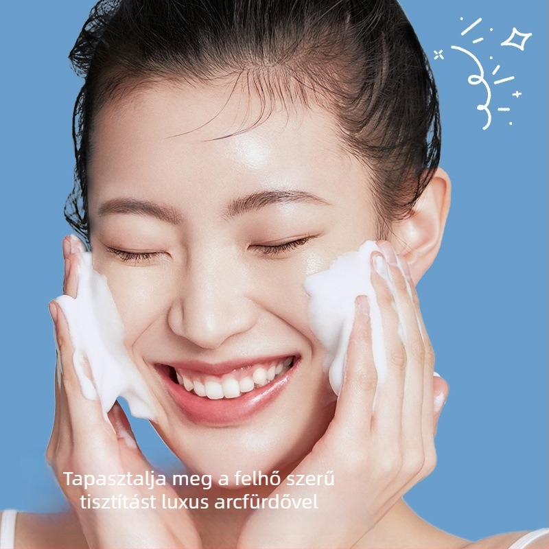 Intelligens elektromos habosító samponhoz, kézmosáshoz, tusfürdőhöz és arcápolóhoz, sűrű habbal és permetezőpisztollyal