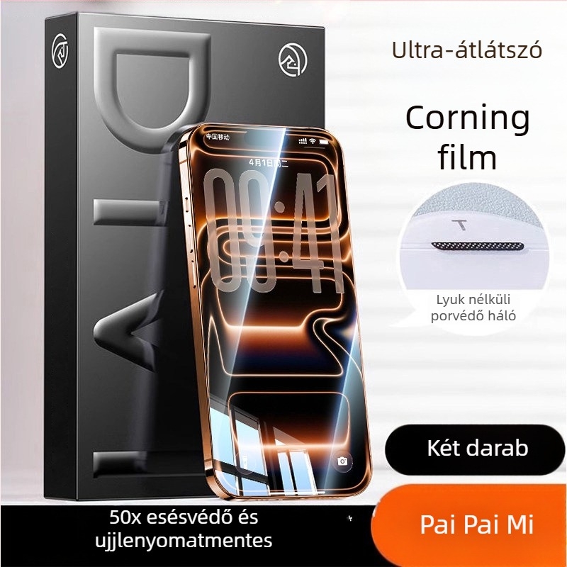 Paipaimi edzett üveg előlap képernyővédő iPhone 14 Pro Max-hoz – teljes képernyőfedés