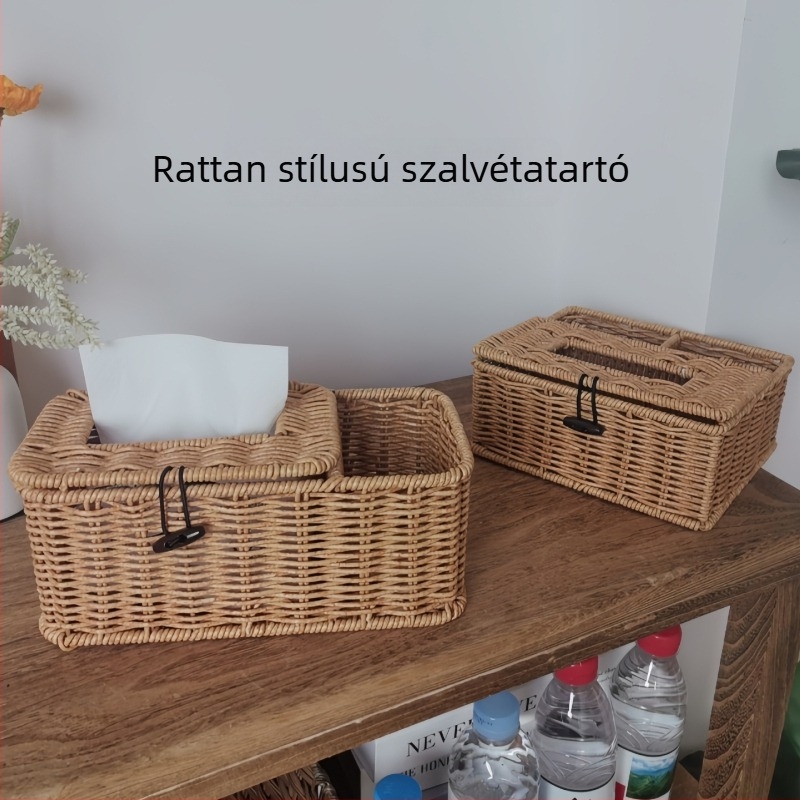 Műanyag szalvétatartó – behúzható szalvétákhoz, vízálló és multifunkcionális, asztali felületre szerelhető