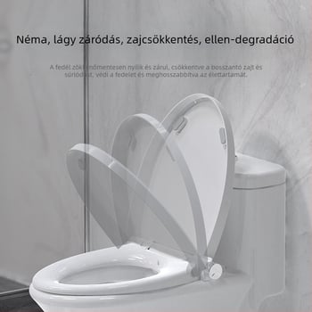 Otthoni intelligens WC-ülőke bidével: fenék- és női mosás, állítható víznyomás, öntisztító fúvóka, lyukak közötti távolság 134–180 mm, modell TBE01